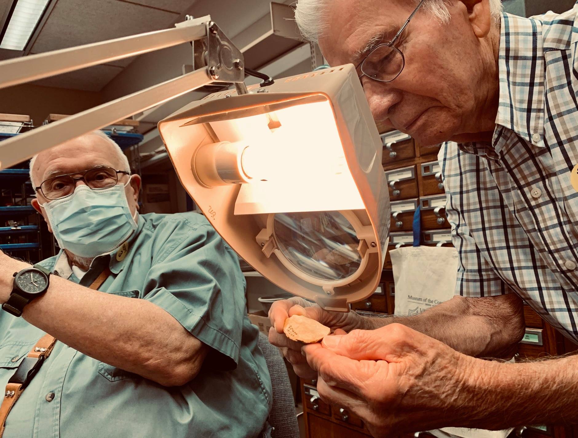 Visitors can witness archaeological processes in action at the museum's Public Archaeology Lab, manned by museum volunteers and members of CoBALT - the Coastal Bend Archaeological Logistics Team.