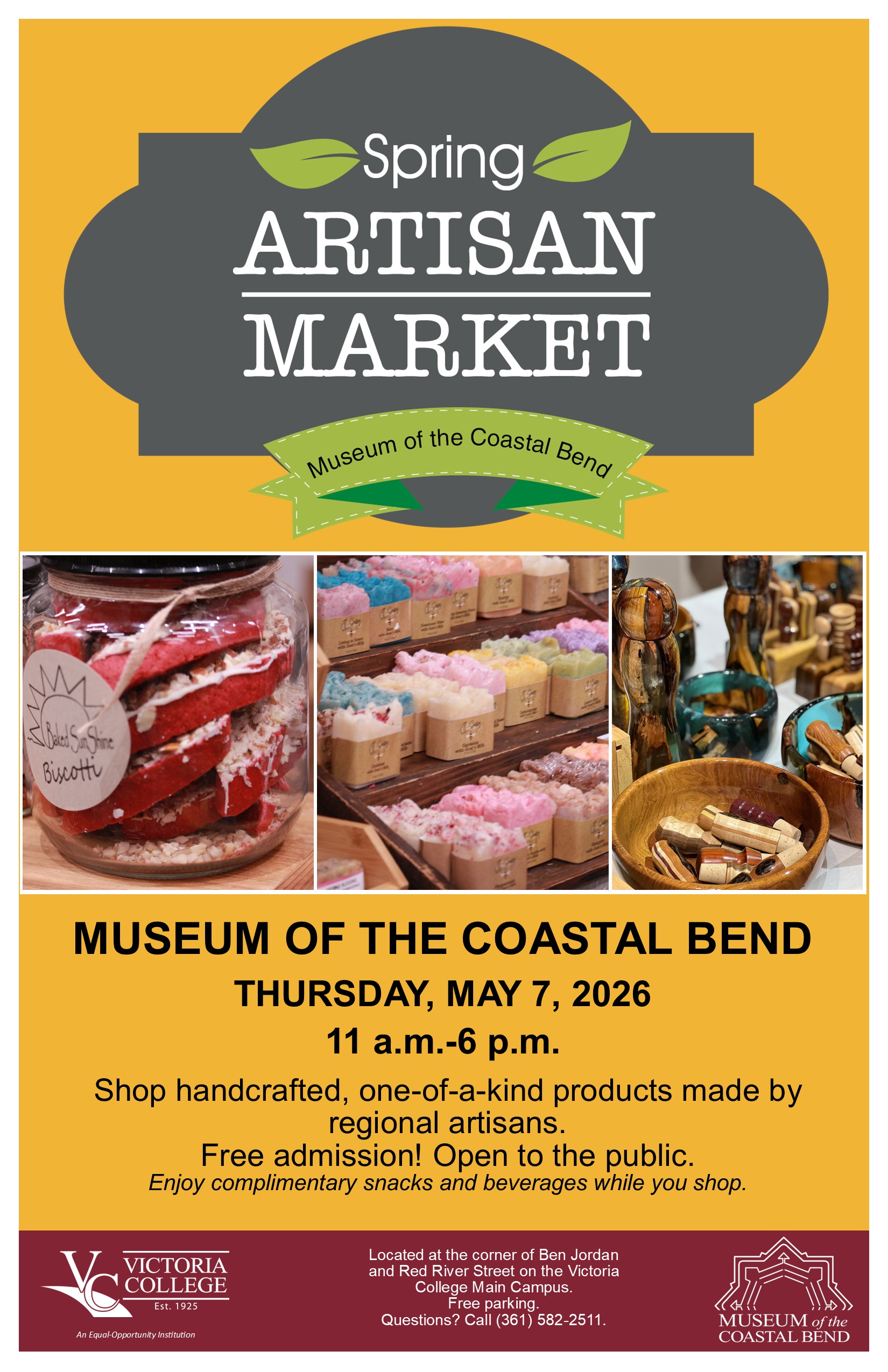 spring artisan market poster