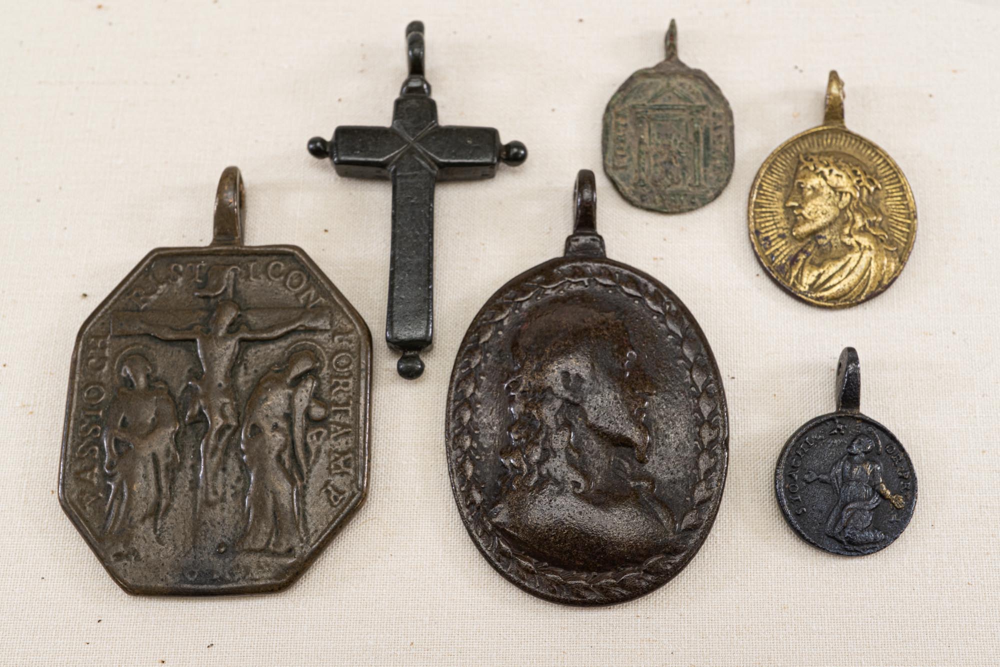 These religious medallions are reflective of the importance the Spanish placed on maintaining and expressing their faith as they expanded their empire. Museum of the Coastal Bend Victoria, TX